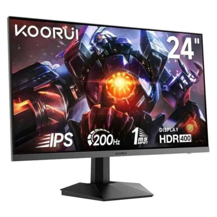 Koorui 24inch Gaming Monitor, IPS FHD 1920 x 1080, 200Hz 1ms, AMD FreeSync - G2411P — view 2
