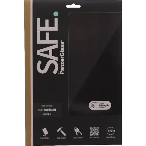 PanzerGlass SAFE Super+ Glass, Standard Fit Tablet Screen Protector Xiaomi Redmi Pad SE 11