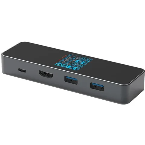 FeelTek Multi-port Station 6 Port (HDMI/2X USB-C/3X USB-A)