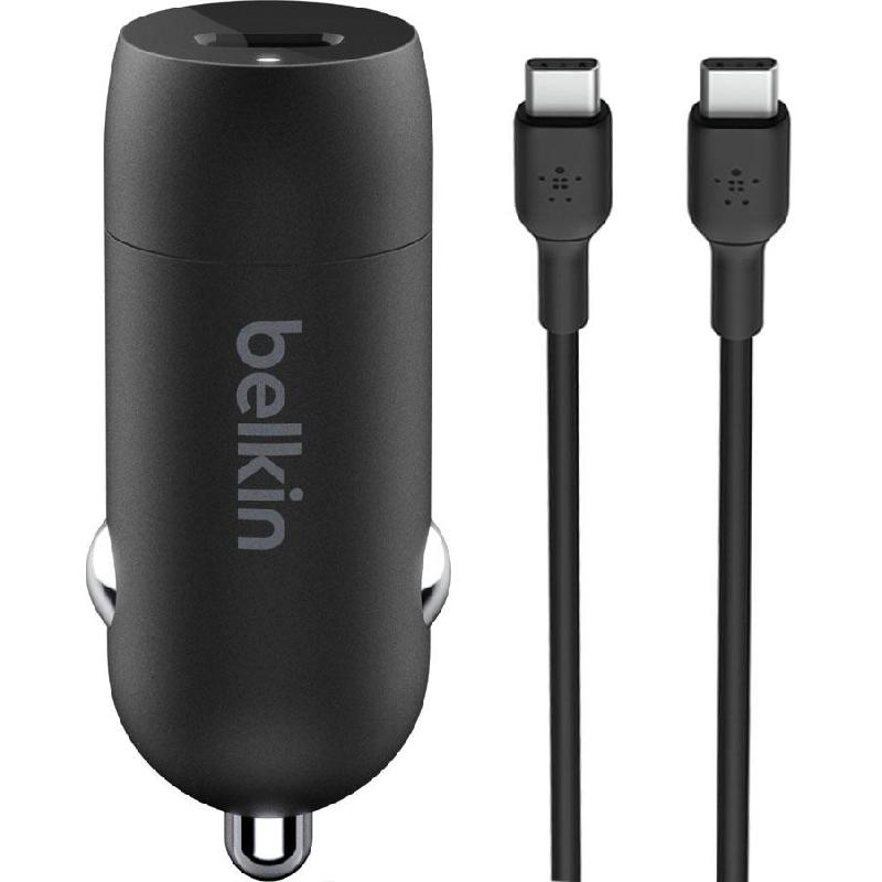 Belkin USB-C Car Charger 30W + USB-C to USB-C Cable — view 3