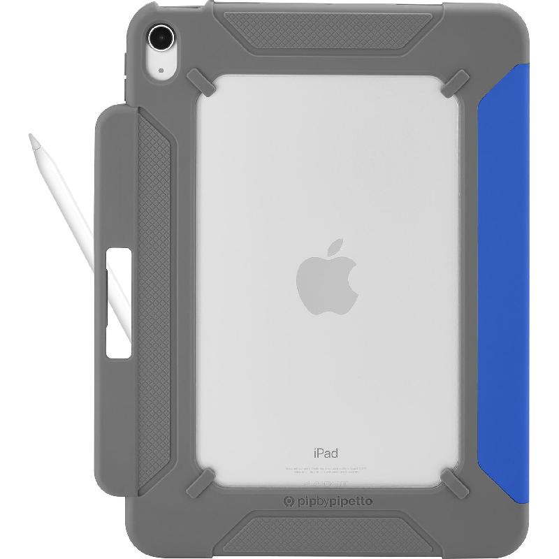 PIPETTO Origami Pencil Shield Folio Tablet Case Royal Blue for iPad A16/iPad 10.9 10th Gen — view 3