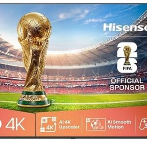Hisense 65-Inch 4K UHD Smart TV (65A62QS, 2025 Model)