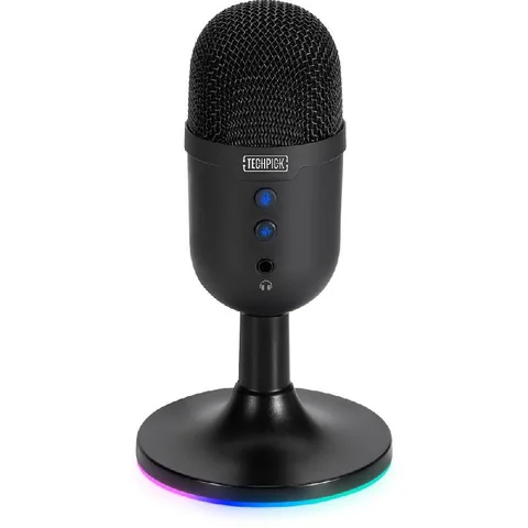 Techpick USB Desktop Microphone PC Gaming Accessory