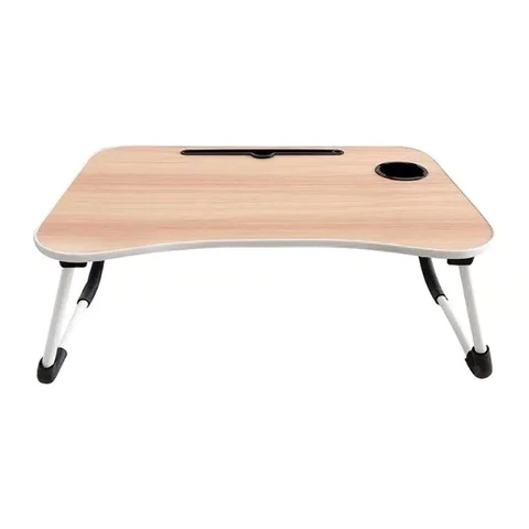 Golden Wheat Foldable Laptop Table Beech