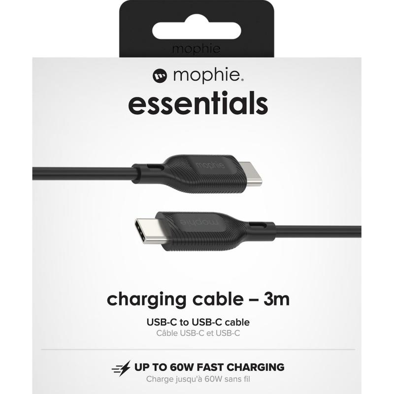 Mophie Essentials USB-C to USB C Sync & Charge Cable 3.00 m ( 9.84 ft ) — view 4