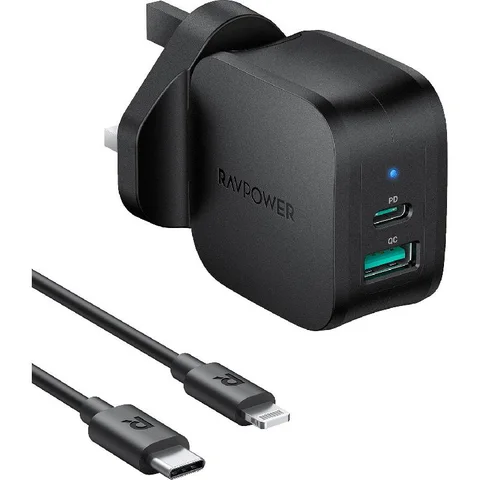 RAVPower PD Pioneer (2-pack) AC Charger + Cable
