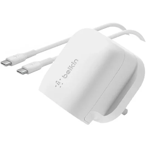 Belkin BoostCharge USB-C PD Wall Charger 20W With Cable