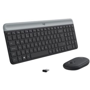 Logitech MK470 Slim Wireless Keyboard and Mouse Combo Graphite