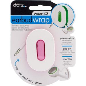 Dotz WrapID Earbud Wrap Cable Organizer for Earphones/In-Ear Earphones