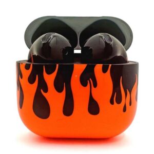 Merlin Craft Customized Apple Airpods 4 Fire Storm