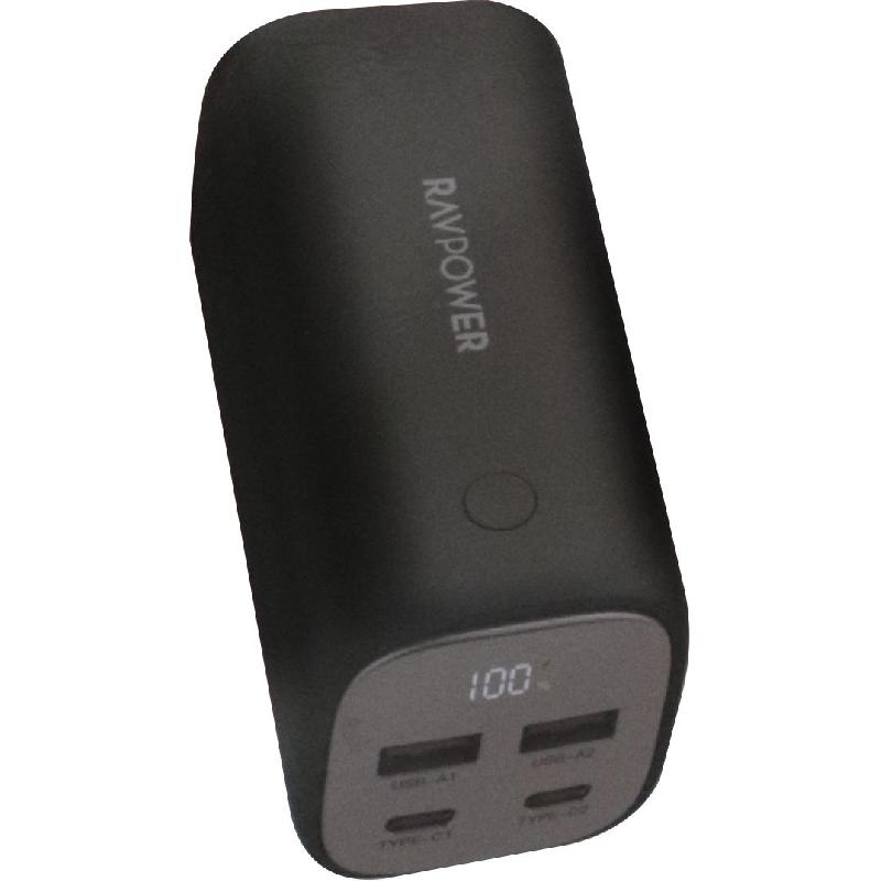 RAVPower RP-PB208Pro Power Bank Charger PD Fast Charging 20000 mAh 4 USB (2X USB/2X USB-C)