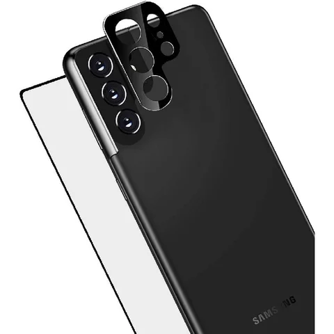 Raptic Raptic Glass 2-in-1 Bundle: Tempered Glass + Camera Lens Protector Smartphone Display Protection