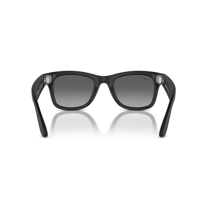 Ray-Ban Meta Gen 1 Wayfarer, F Matte Black/ LPolar Gradient Graphite Glasses, 53, RW4008 — view 2