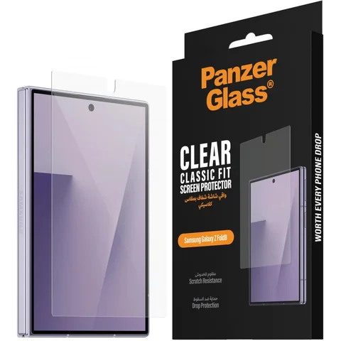 PanzerGlass Classic Fit Tempered Glass Smartphone Screen Protector for Samsung Galaxy Z Fold8