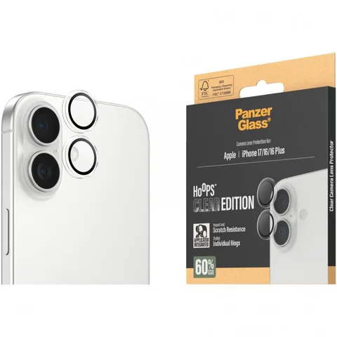 PanzerGlass Hoops Camera Lens Protector (Individual Ring) Smartphone Camera Accessory