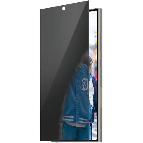 PanzerGlass Ultra-Wide Fit Tempered Glass, Privacy Smartphone Screen Protector for Samsung Galaxy S25 Ultra