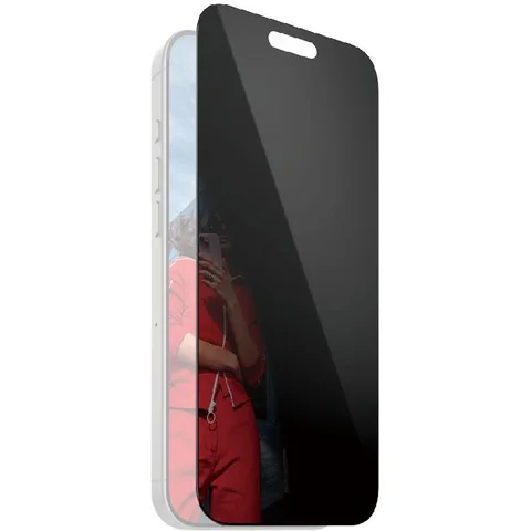 PanzerGlass Ultra-Wide Fit Tempered Glass, Privacy Smartphone Screen Protector for iPhone 16 Pro Max