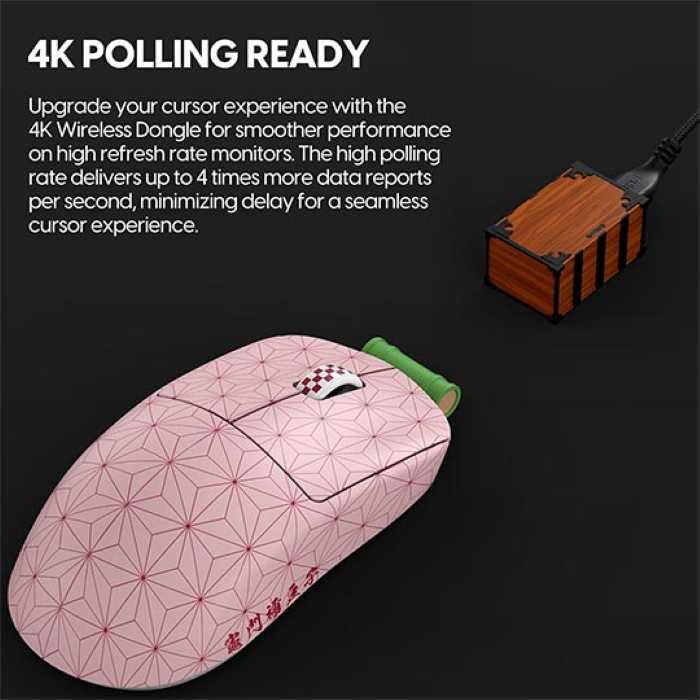 Pulsar X2 V2 Wireless Size 1 Nezuko 4K Special Pack Gaming Mouse — view 2