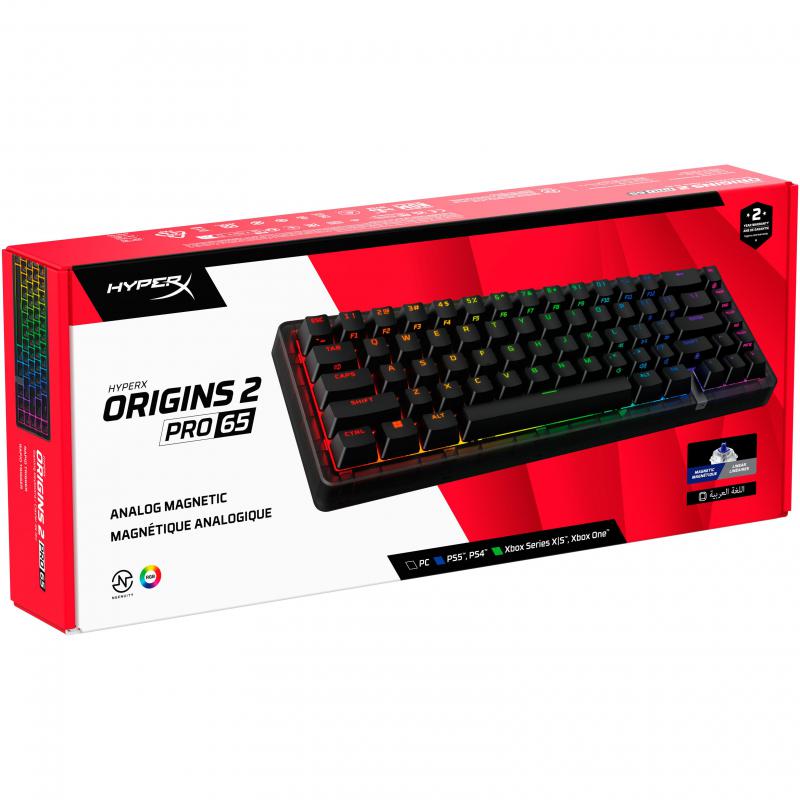 HyperX Origins 2 Pro 65 Analog Magnetic Switch Gaming Keyboard Wired — view 3