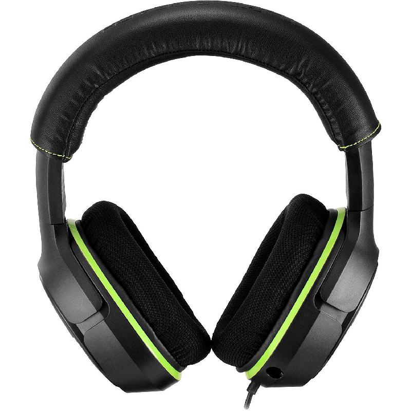 Turtle Beach Ear Force XO Three Gaming Headset Wired Black/Green — view 2