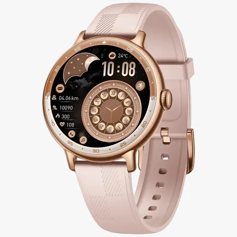 Powerology Gazelle, Urban Elegance GPS Smart Watch- Pink